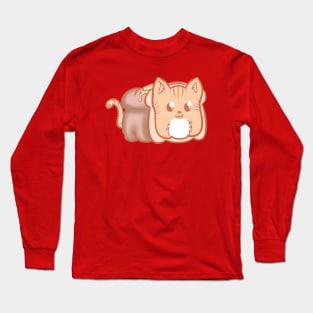 Butter Bread Loaf Cat Long Sleeve T-Shirt